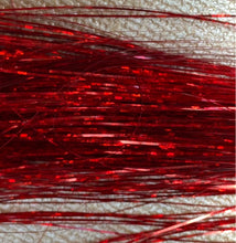 Load image into Gallery viewer, Red Sparkle Hair Extension DIY Kit