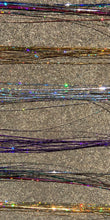 Load image into Gallery viewer, Silver Sparkle Hair Extension DIY Kit