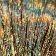 Load image into Gallery viewer, Gold Sparkle Hair Extension DIY kit