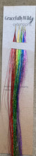Load image into Gallery viewer, Rainbow Look 5 Pack - Sparkle Hair Extensions DIY kit