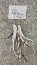 Load and play video in Gallery viewer, Prairie Cloud Feather Earrings
