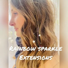 Load and play video in Gallery viewer, Rainbow Sparkle Hair Extension DIY Kit
